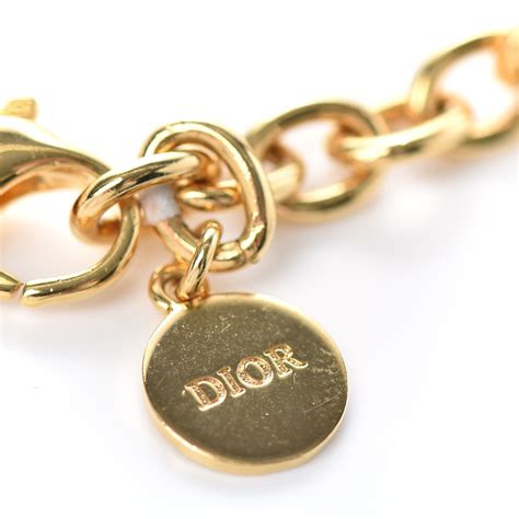 CHRISTIAN DIOR Metal Danseuse Etoile Chain .